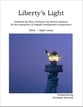 Liberty's Light SSAA choral sheet music cover